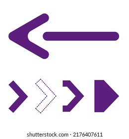 Handgezeichnete Pfeile. Das Beste für einen Geschäftsplan und Bildungsprojekte. Vektorgrafik.