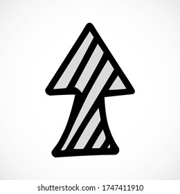 hand-drawn arrows, sketch, vector illustration