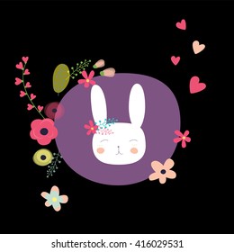 Hand-drawn baby cute vector sun postcard print with letters. Design elements. Doodle hand drawn style illustration for greeting card, t-shirts and bags print, scrapbooking