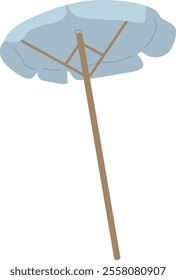 Handdrawn Beach Umbrella Vector Illustration