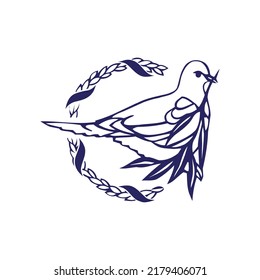 Ilustración de vectores de aves dibujadas a mano