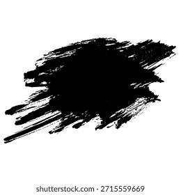 Pincel negro dibujado a mano para fondos de texto