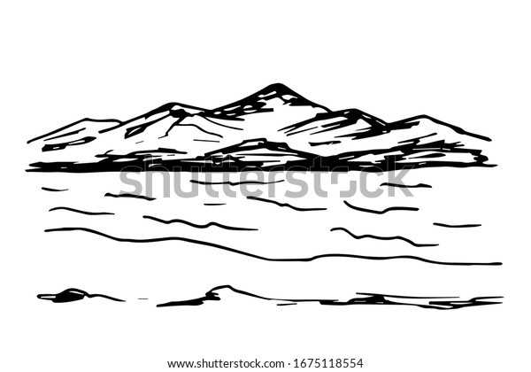 Handdrawn Black Outline Vector Simple Sketch Stock Vector (Royalty Free ...