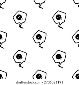 Dibujado a mano patrones sin costuras en blanco y negro lindos garabatos simples de arte lineal. Cada diseño repetible incluye ilustraciones minimalistas lúdicas adecuadas para fondos, empaques, textiles, fondos de pantalla