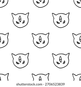 hand-drawn black and white seamless patterns cute simple line-art doodles. Each repeatable design includes playful minimalist illustrations suitable for backgrounds, packaging, textiles, wallpaper