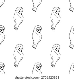 hand-drawn black and white seamless patterns cute simple line-art doodles. Each repeatable design includes playful minimalist illustrations suitable for backgrounds, packaging, textiles, wallpaper