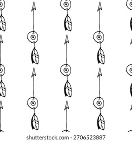 Dibujado a mano patrones sin costuras en blanco y negro lindos garabatos simples de arte lineal. Cada diseño repetible incluye ilustraciones minimalistas lúdicas adecuadas para fondos, empaques, textiles, Fondo de pantalla