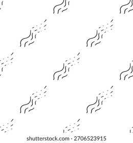 Dibujado a mano patrones sin costuras en blanco y negro lindos garabatos simples de arte lineal. Cada diseño repetible incluye ilustraciones minimalistas lúdicas adecuadas para fondos, empaques, textiles, Fondo de pantalla