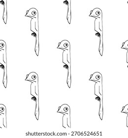 Dibujado a mano patrones sin costuras en blanco y negro lindos garabatos simples de arte lineal. Cada diseño repetible incluye ilustraciones minimalistas lúdicas adecuadas para fondos, empaques, textiles, Fondo de pantalla