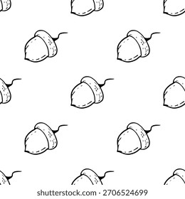 desenhos à mão preto e branco sem emenda padrões bonitos simples de linha-arte rabiscos. Cada design repetível inclui ilustrações minimalistas divertidas adequadas para fundos, embalagens, têxteis, papel de parede