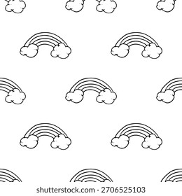 hand-drawn black and white seamless patterns cute simple line-art doodles. Each repeatable design includes playful minimalist illustrations suitable for backgrounds, packaging, textiles, wallpaper