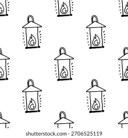 hand-drawn black and white seamless patterns cute simple line-art doodles. Each repeatable design includes playful minimalist illustrations suitable for backgrounds, packaging, textiles, wallpaper