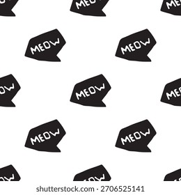 handgezeichnete schwarz-weiße nahtlose Muster süße einfache Linie-Kunst-Doodles. Jedes wiederholbare Design enthält verspielte minimalistische Illustrationen, die sich für Hintergründe, Verpackungen, Textilien, Tapeten eignen