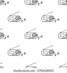 : dibujados a mano patrones sin costuras en blanco y negro lindos garabatos simples de arte lineal. Cada diseño repetible incluye ilustraciones minimalistas lúdicas adecuadas para fondos, empaques, textiles, Fondo de pantalla
