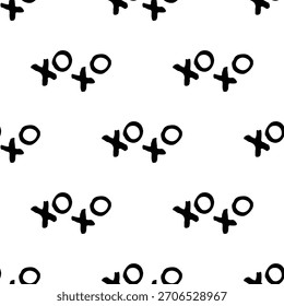: hand-drawn black and white seamless patterns cute simple line-art doodles. Each repeatable design includes playful minimalist illustrations suitable for backgrounds, packaging, textiles, wallpaper
