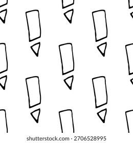 : dibujados a mano patrones sin costuras en blanco y negro lindos garabatos simples de arte lineal. Cada diseño repetible incluye ilustraciones minimalistas lúdicas adecuadas para fondos, empaques, textiles, Fondo de pantalla
