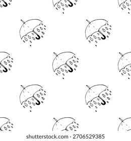 : hand-drawn black and white seamless patterns cute simple line-art doodles. Each repeatable design includes playful minimalist illustrations suitable for backgrounds, packaging, textiles, wallpaper