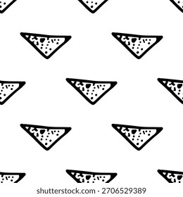: hand-drawn black and white seamless patterns cute simple line-art doodles. Each repeatable design includes playful minimalist illustrations suitable for backgrounds, packaging, textiles, wallpaper