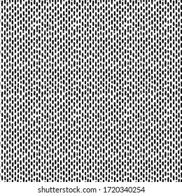 Textura transparente blanca y negra dibujada a mano con trazos discontinuos. Patrón de repetición del vector.