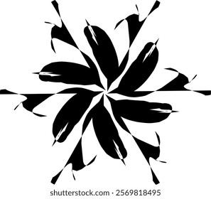 Handdrawn blackwhite bw sketch scratch scrawl doodle flower flora nature radial line radialline radialflower symmetricalflower symmetricalline circleline circle abstractflower abstract abstractline