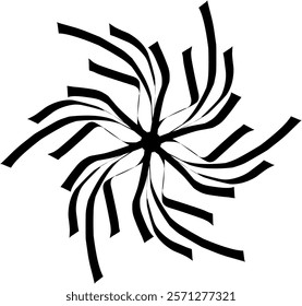 Handdrawn blackwhite bw sketch scratch scrawl doodle flower flora nature radial line radialline radialflower symmetricalflower symmetricalline circleline circle abstractflower abstract abstractline