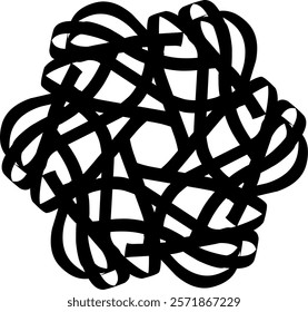 Handdrawn blackwhite bw sketch scratch scrawl doodle flower flora nature radial line radialline radialflower symmetricalflower symmetricalline circleline circle abstractflower abstract abstractline