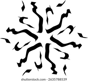 Desenhado à mão, branco preto, esboço, rascunho, rabiscar, rabiscar, flor, flora, natureza, radial, linha, radial, radialflower, symmetricalflower, symmetricaline, circleline, círculo, abstractflower, abstract