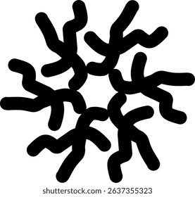 Handdrawn, blackwhite, sketch, scratch, scrawl, doodle, flower, flora, nature, radial, line, radialline, radialflower, symmetricalflower, symmetricalline, circleline, circle, abstractflower, abstract