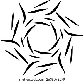 Handdrawn, blackwhite, sketch, scratch, scrawl, doodle, flower, flora, nature, radial, line, radialline, radialflower, symmetricalflower, symmetricalline, circleline, circle, abstractflower, abstract