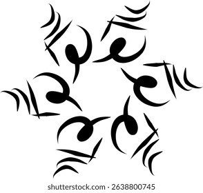 Handdrawn, blackwhite, sketch, scratch, scrawl, doodle, flower, flora, nature, radial, line, radialline, radialflower, symmetricalflower, symmetricalline, circleline, circle, abstractflower, abstract
