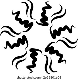 Handdrawn, blackwhite, sketch, scratch, scrawl, doodle, flower, flora, nature, radial, line, radialline, radialflower, symmetricalflower, symmetricalline, circleline, circle, abstractflower, abstract
