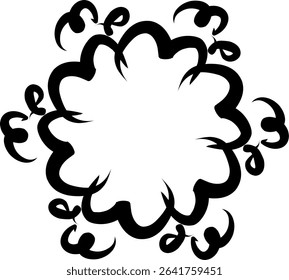 Handdrawn, blackwhite, sketch, scratch, scrawl, doodle, flower, flora, nature, radial, line, radialline, radialflower, symmetricalflower, symmetricalline, circleline, circle, abstractflower, abstract