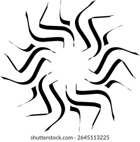 Handdrawn, blackwhite, sketch, scratch, scrawl, doodle, flower, flora, nature, radial, line, radialline, radialflower, symmetricalflower, symmetricalline, circleline, circle, abstractflower, abstract