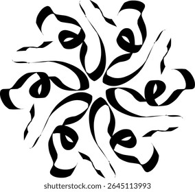 Handdrawn, blackwhite, sketch, scratch, scrawl, doodle, flower, flora, nature, radial, line, radialline, radialflower, symmetricalflower, symmetricalline, circleline, circle, abstractflower, abstract