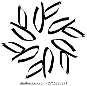 Desenhado à mão, branco preto, esboço, rascunho, rabiscar, rabiscar, flor, flora, natureza, radial, linha, radial, radialflower, simmetricalflower, symmetricaline, circleline, círculo, abstractflower, abstrato, ciclo, escova, pincelada, floral, bonito, planta, folha