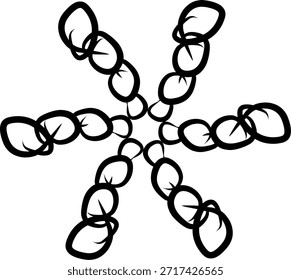 Desenhado à mão, branco preto, esboço, rascunho, rabiscar, rabiscar, flor, flora, natureza, radial, linha, radial, radialflower, simmetricalflower, symmetricaline, circleline, círculo, abstractflower, abstrato, ciclo, escova, pincelada, floral, bonito, planta, folha