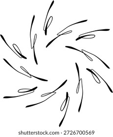 Desenhado à mão, branco preto, esboço, rascunho, rabiscar, rabiscar, flor, flora, natureza, radial, linha, radial, radialflower, simmetricalflower, symmetricaline, circleline, círculo, abstractflower, abstrato, ciclo, escova, pincelada, floral, bonito, planta, folha