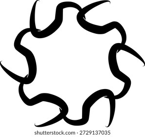 Desenhado à mão, branco preto, esboço, rascunho, rabiscar, rabiscar, flor, flora, natureza, radial, linha, radial, radialflower, simmetricalflower, symmetricaline, circleline, círculo, abstractflower, abstrato, ciclo, escova, pincelada, floral, bonito, planta, folha