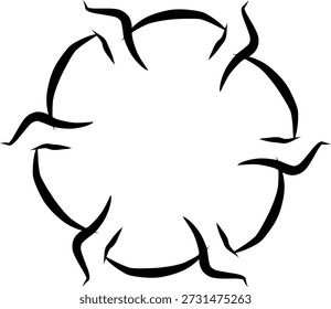 Desenhado à mão, branco preto, esboço, rascunho, rabiscar, rabiscar, flor, flora, natureza, radial, linha, radial, radialflower, simmetricalflower, symmetricaline, circleline, círculo, abstractflower, abstrato, ciclo, escova, pincelada, floral, bonito, planta, folha