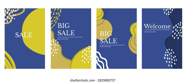 ilustración vectorial de plantillas de diseño artístico abstracto de marco dibujado a mano. Es bueno para tarjetas de felicitación, invitaciones, volantes y otro diseño gráfico.