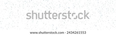 Hand-drawn blue diagonal raindrop on white background. Seamless texture with dashed strokes. Rain pattern. Wrapping paper with small dots or rain painted with a brush. Abstract modern vector texture