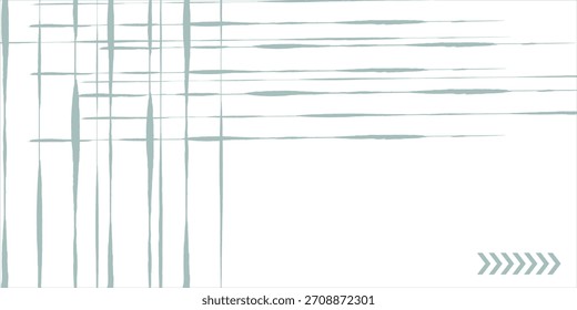 A hand-drawn blue and green and white vector linear checkered pattern. illustartion eps 10.