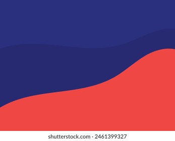 ilustración de fondo de Fondo de pantalla azul y rojo dibujado a mano