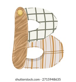 Conjunto de Vector de bebé boho dibujado a mano con prendas, cochecitos y Elementos de naturaleza en tonos neutros para textiles, papelería y decoración de habitaciones para niños.