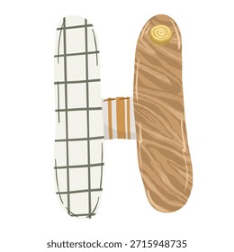 Conjunto de Vector de bebé boho dibujado a mano con prendas, cochecitos y Elementos de naturaleza en tonos neutros para textiles, papelería y decoración de habitaciones para niños.