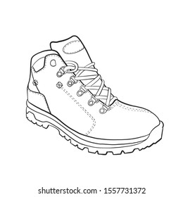 Footwear Shoes Fashion Technical Drawings Vector Stock Vector (Royalty ...