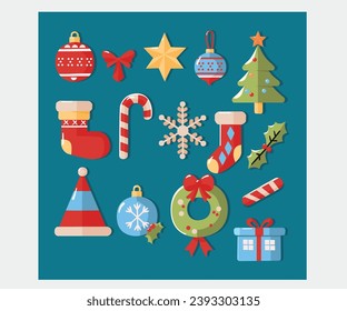 The hand-drawn Christmas elements collection is a stunning assortment of festive illustrations, perfect for adding a touch of charm to your holiday designs. Explore this collection