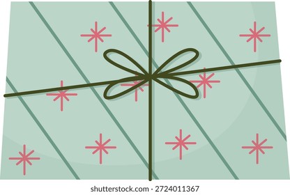 Conjunto de vetor de caixa de presente de Natal desenhado à mão - Presentes embrulhados coloridos com fitas e padrões para cartões de saudação de feriado e design festivo