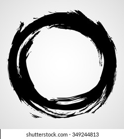 hand-drawn circle