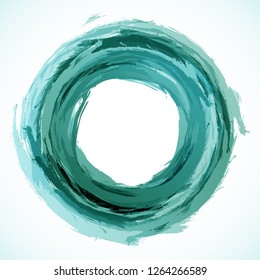 hand-drawn circle, vector illustration, abstract background, wallpaper